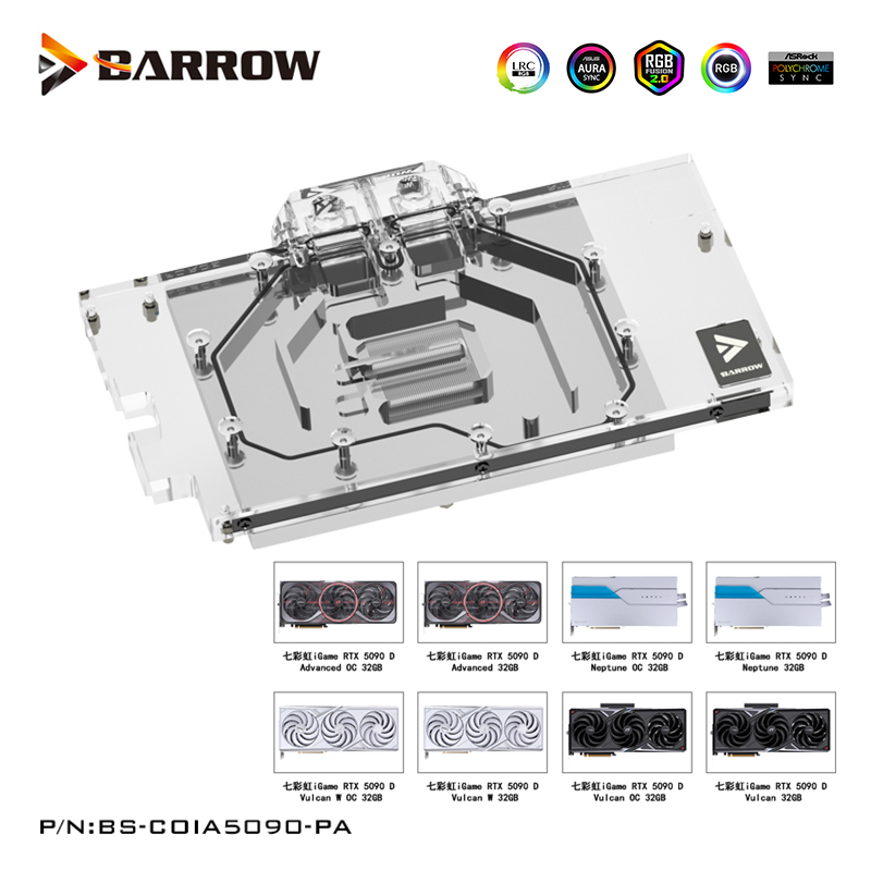 Rtx 5090 32Gb - Chłodzenie wodne Barrow GPU do karty